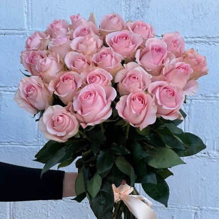Букет из нежных розовых роз - купить с доставкой в Ульяновске